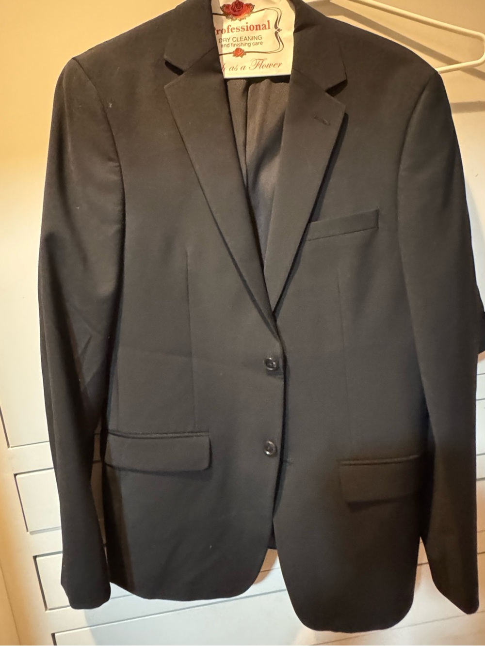 Bar III Men's Black Two-Button Sport Coat